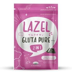 Lazel Gluta pure for skin Brightening & whitening capsule (30capsule) 60g