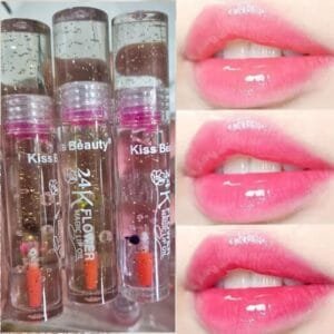 Colour changing lip oil
