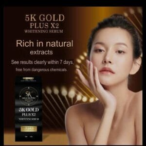 5k Plus X2 gold whitening serum
