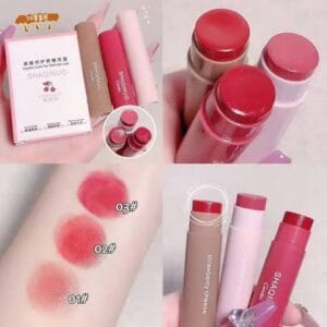 Shaquino Tinted Lipbalm ( set of three )